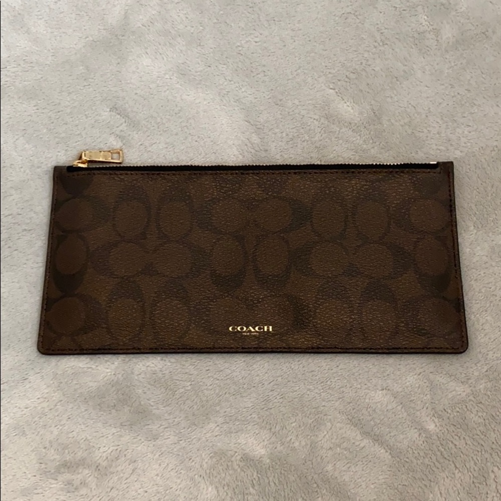 Coach Zippered Pouch